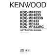 KENWOOD KDC-MP333 Instrukcja Obsługi