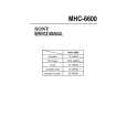 SONY MHC6600 Instrukcja Serwisowa