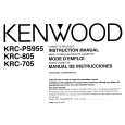 KENWOOD KRC805 Instrukcja Obsługi