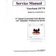 VIEWSONIC PF775 Instrukcja Serwisowa