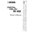 BOSS DE-200 Instrukcja Obsługi
