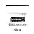 NIKKO NR-819 Instrukcja Obsługi