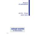 ARTHUR MARTIN ELECTROLUX ADC516E Instrukcja Obsługi