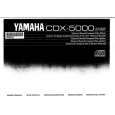 YAMAHA CDX-5000 Instrukcja Obsługi