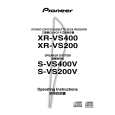 PIONEER XR-VS200/DLXJ/NC Instrukcja Obsługi
