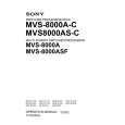 SONY MVS8000A Instrukcja Obsługi