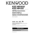 KENWOOD KDC-MP332 Instrukcja Obsługi
