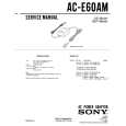SONY AC-E60AM Instrukcja Serwisowa