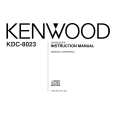 KENWOOD KDC-8023 Instrukcja Obsługi