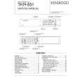 KENWOOD TKR851 Instrukcja Serwisowa