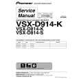 PIONEER VSX-D814-K/KUXJICA Instrukcja Serwisowa