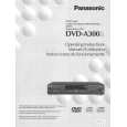 PANASONIC DVDA300 Instrukcja Obsługi