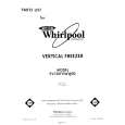 WHIRLPOOL EV150FXWW02 Katalog Części