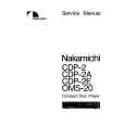 NAKAMICHI CDP-2E Instrukcja Serwisowa