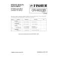 FISHER CR-W223R Instrukcja Serwisowa