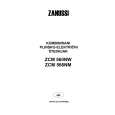 ZANUSSI ZCM566NM Instrukcja Obsługi