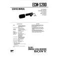 SONY ECMS200 Instrukcja Serwisowa