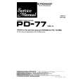 PIONEER PD-77 Instrukcja Serwisowa
