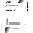 JVC HR-P41A Instrukcja Obsługi