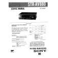SONY STR-AV880 Instrukcja Serwisowa