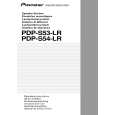PIONEER PDP-S54-LR Instrukcja Obsługi