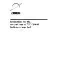 ZANUSSI VCH2004RB Instrukcja Obsługi