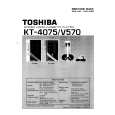 TOSHIBA KT4075 Instrukcja Serwisowa