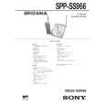 SONY SPPSS966 Instrukcja Serwisowa
