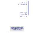 ARTHUR MARTIN ELECTROLUX AW975W Instrukcja Obsługi
