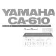 YAMAHA CA-610 Instrukcja Obsługi