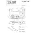 KENWOOD KAC-X522 Instrukcja Serwisowa