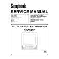 SYMPHONIC CSC313E Instrukcja Serwisowa