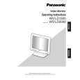 PANASONIC WVLD2000 Instrukcja Obsługi