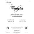 WHIRLPOOL ACW104XP0 Katalog Części