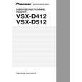 PIONEER VSX-D412 Instrukcja Obsługi