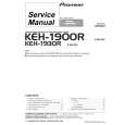 PIONEER KEH-1900R/XM/EW Instrukcja Serwisowa