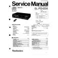 TECHNICS SLPG420A Instrukcja Serwisowa