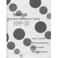 YAMAHA YPP-55 Instrukcja Obsługi