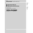 PIONEER DEH-P40MP/XS/EW5 Instrukcja Obsługi