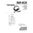 SONY MDR-NC20 Instrukcja Obsługi