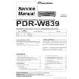 PIONEER PDR-W839/WYXJ4 Instrukcja Serwisowa