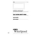WHIRLPOOL AGB 506/WP Instrukcja Obsługi