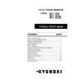HYUNDAI HN5848/M Instrukcja Serwisowa