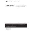 PIONEER VSX-916-K/MYXJ5 Instrukcja Obsługi