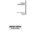 ARTHUR MARTIN ELECTROLUX FE2549W1 Instrukcja Obsługi