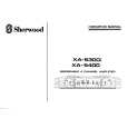 SHERWOOD XA-5400 Instrukcja Obsługi