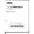 YAMAHA YS200 Instrukcja Obsługi