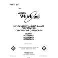 WHIRLPOOL SF332BSRW2 Katalog Części