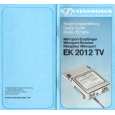 SENNHEISER EK 2012 TV Instrukcja Obsługi