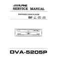 ALPINE DVA-5205P Instrukcja Serwisowa